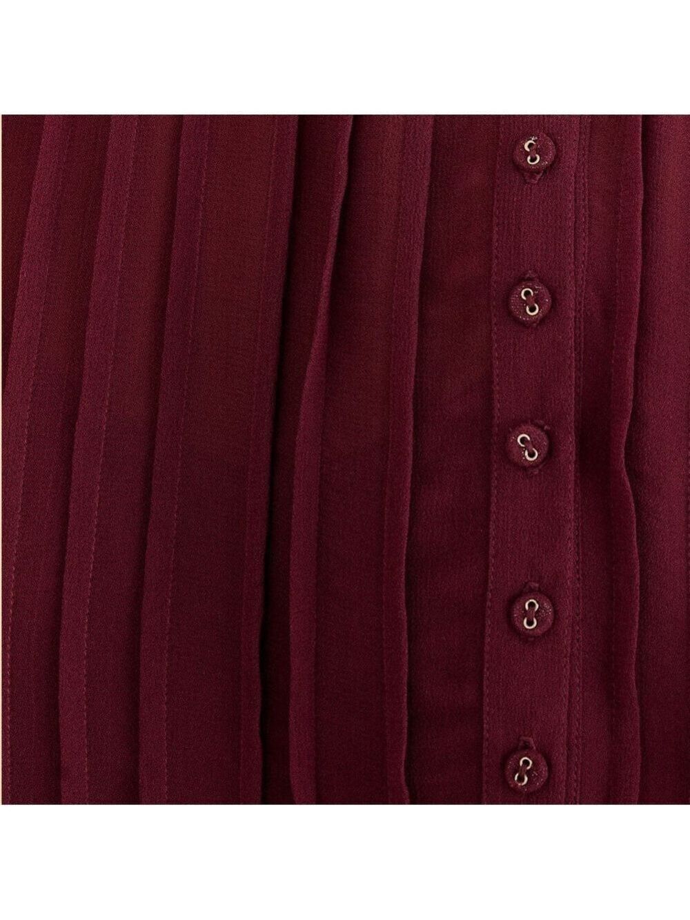 Farm Rio Burgundy Ruffle Blouse - Picture 5 of 9
